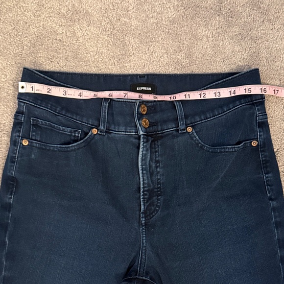 Express Women’s Dark Indigo Skinny Jeans - Picture 4 of 7